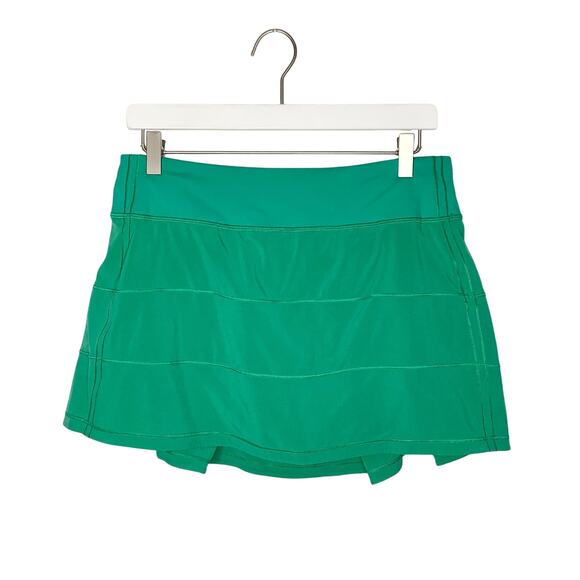 Lululemon Kelly Green Pace Rival Mid Rise Skirt Long 8 - Picture 2 of 11